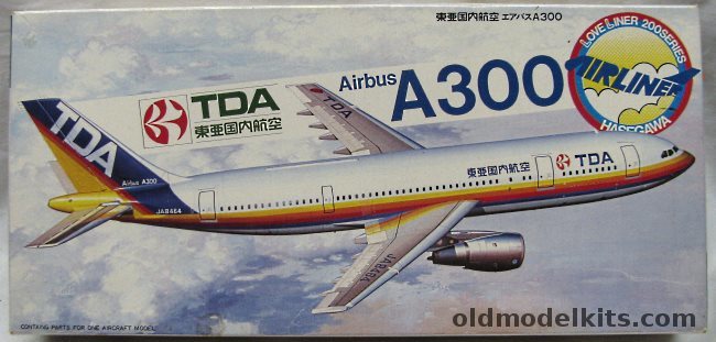 Hasegawa 1/200 Airbus A300 TDA, Lc9 plastic model kit